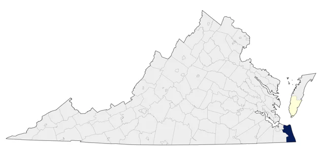 Clark's Grebe county map