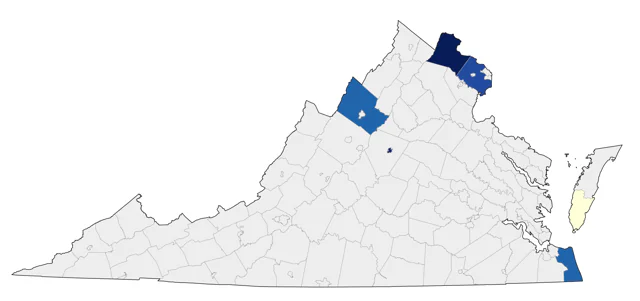 Cockatiel county map