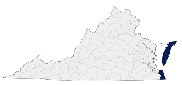 Common Murre county map