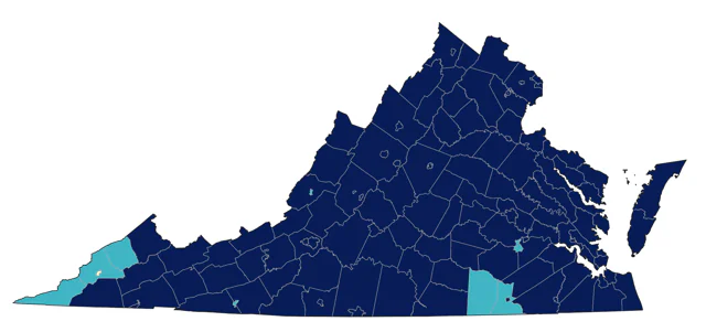 Cooper's Hawk county map