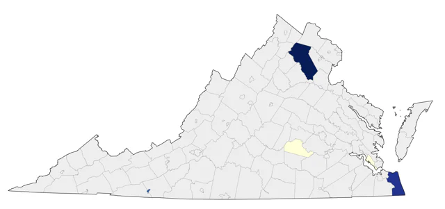 Green-tailed Towhee county map