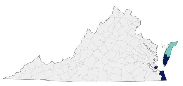 King Eider county map