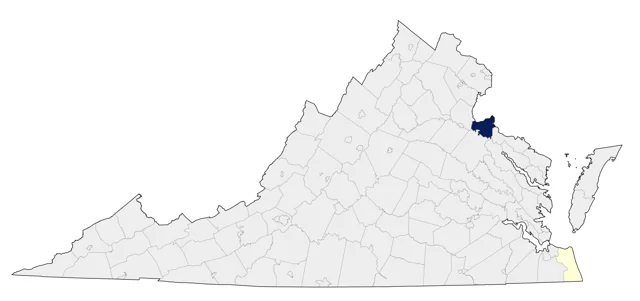 Lesser Goldfinch county map