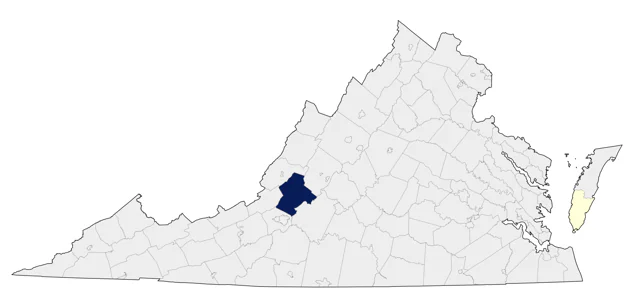 Mountain Bluebird county map