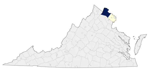 Neotropic Cormorant county map