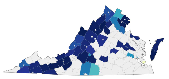 Northern Saw-whet Owl county map