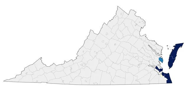 Razorbill county map