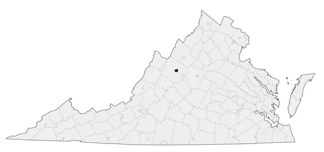 Red-masked Parakeet county map
