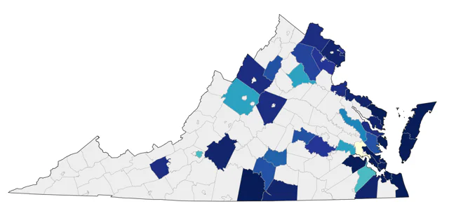 Sanderling county map