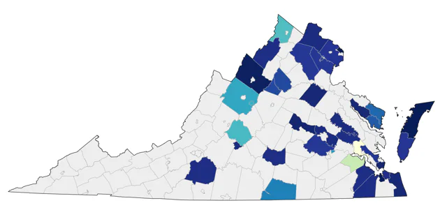 Snowy Owl county map