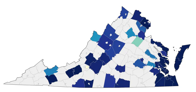 Willet county map