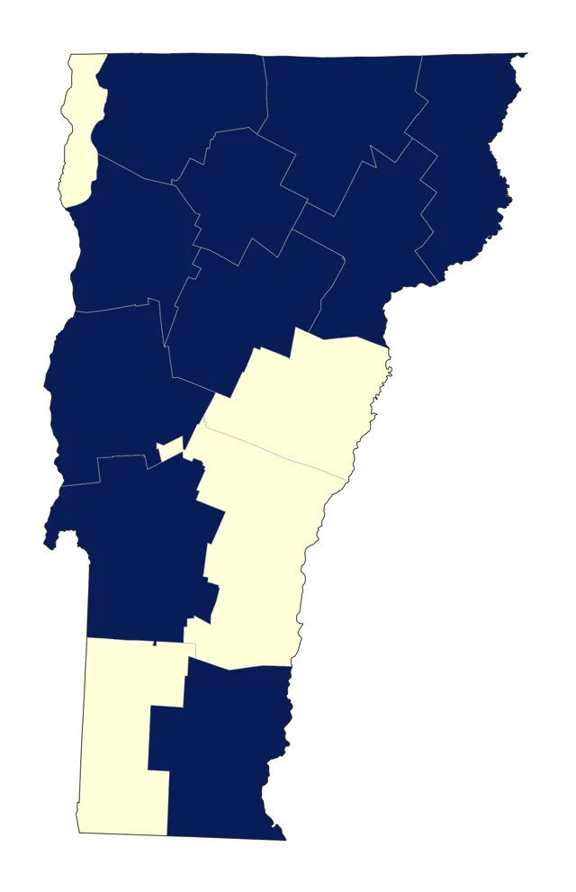 American Goshawk county map