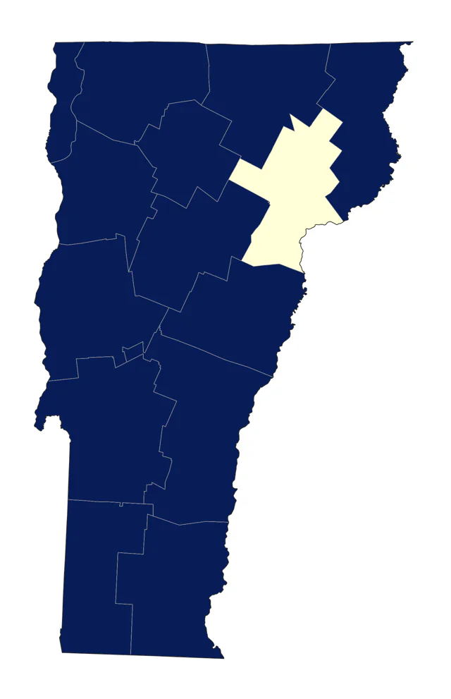 American Wigeon county map