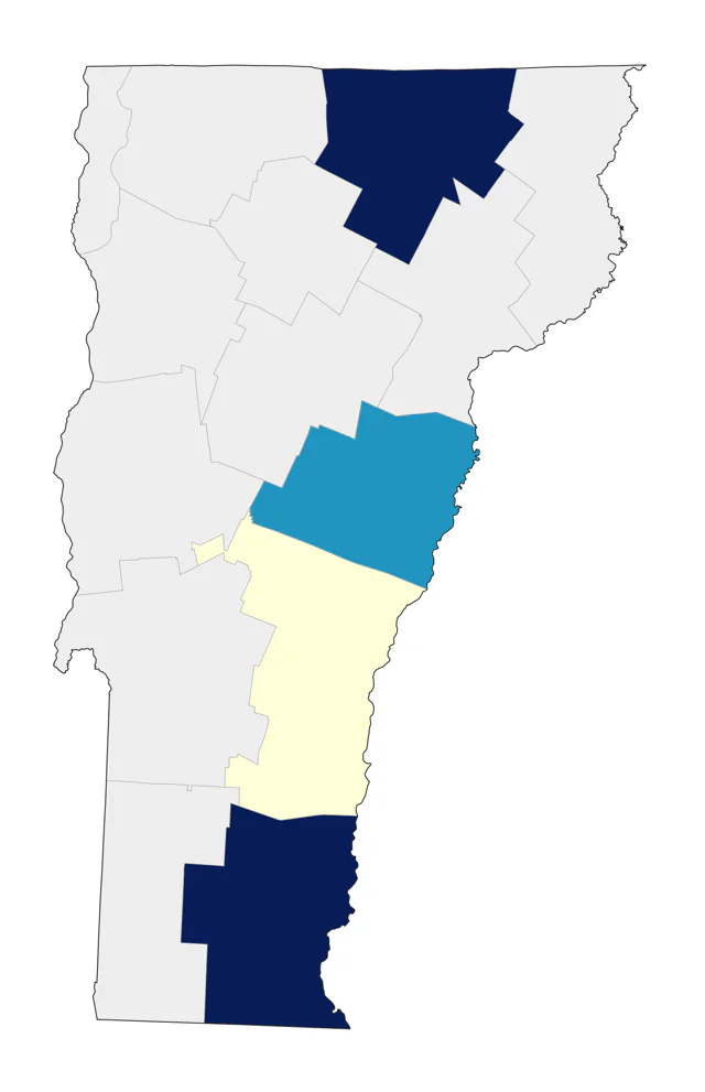 Arctic Tern county map
