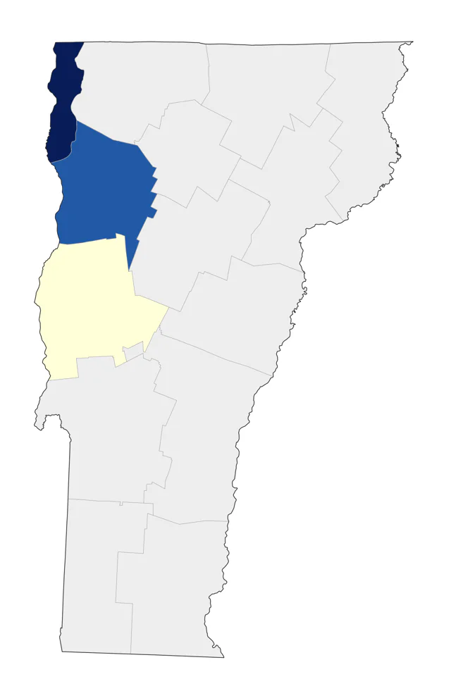 Black Guillemot county map