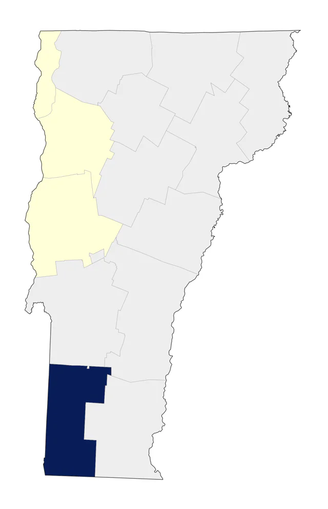 Brown Booby county map