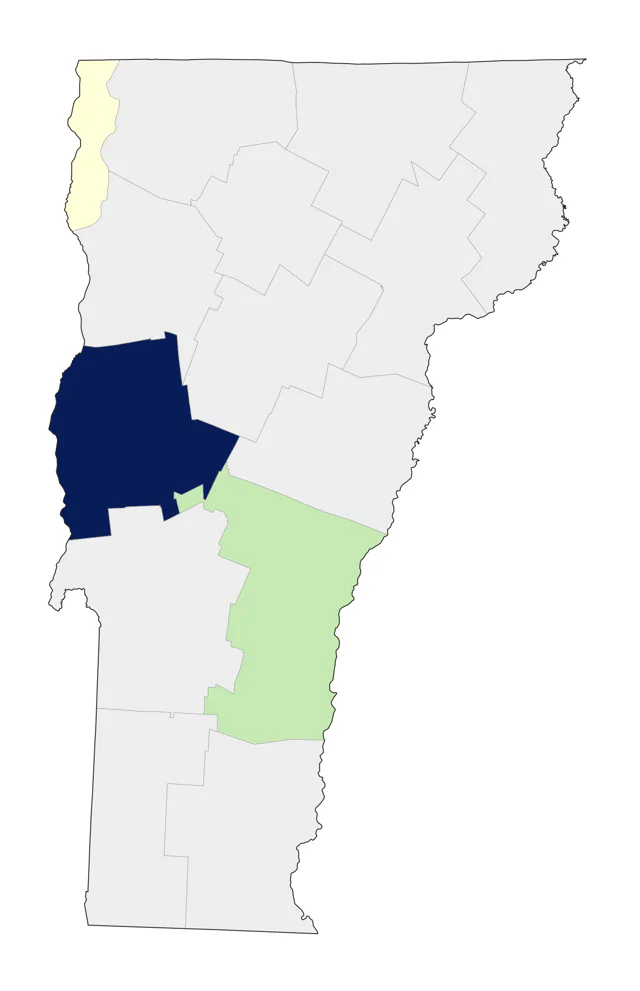 Crested Caracara county map