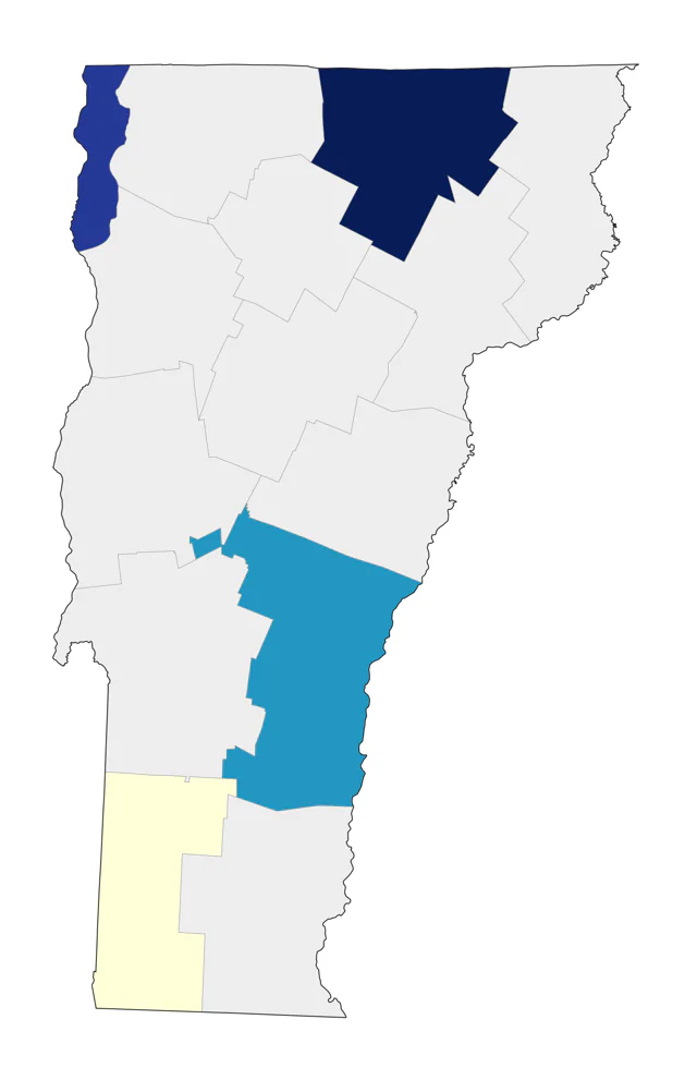 Dovekie county map