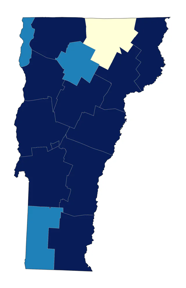 Eastern Whip-poor-will county map