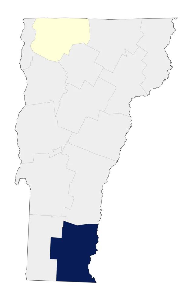 Fulvous Whistling-Duck county map