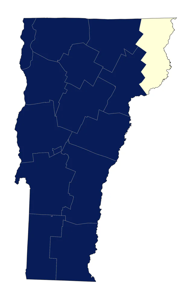 Gadwall county map