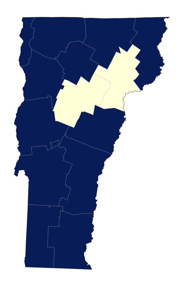 Great Horned Owl county map