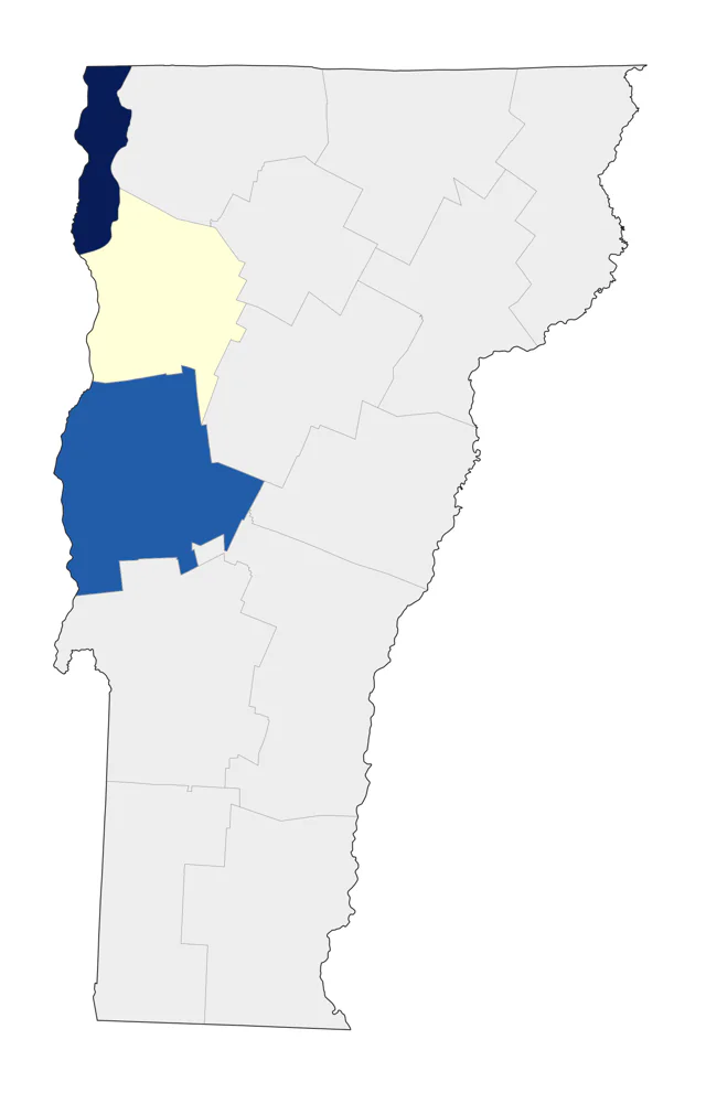 King Eider county map