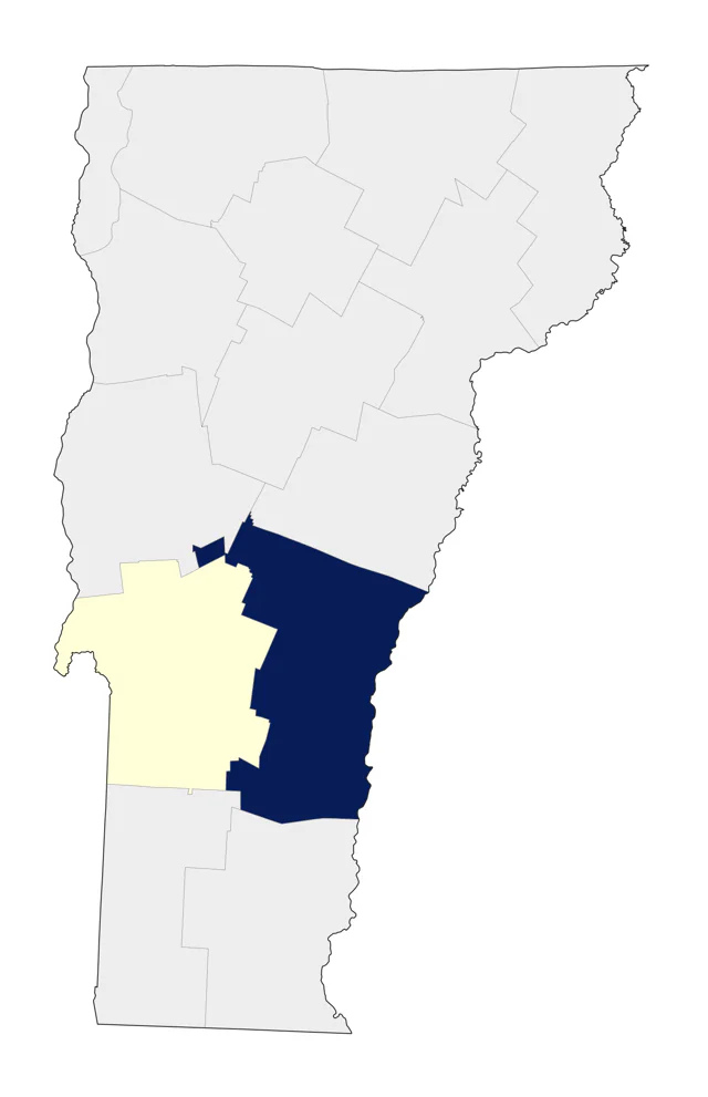 LeConte's Sparrow county map