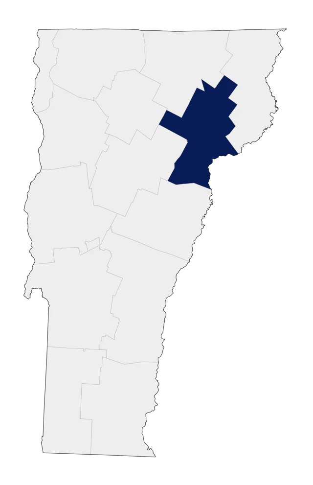 Lewis's Woodpecker county map