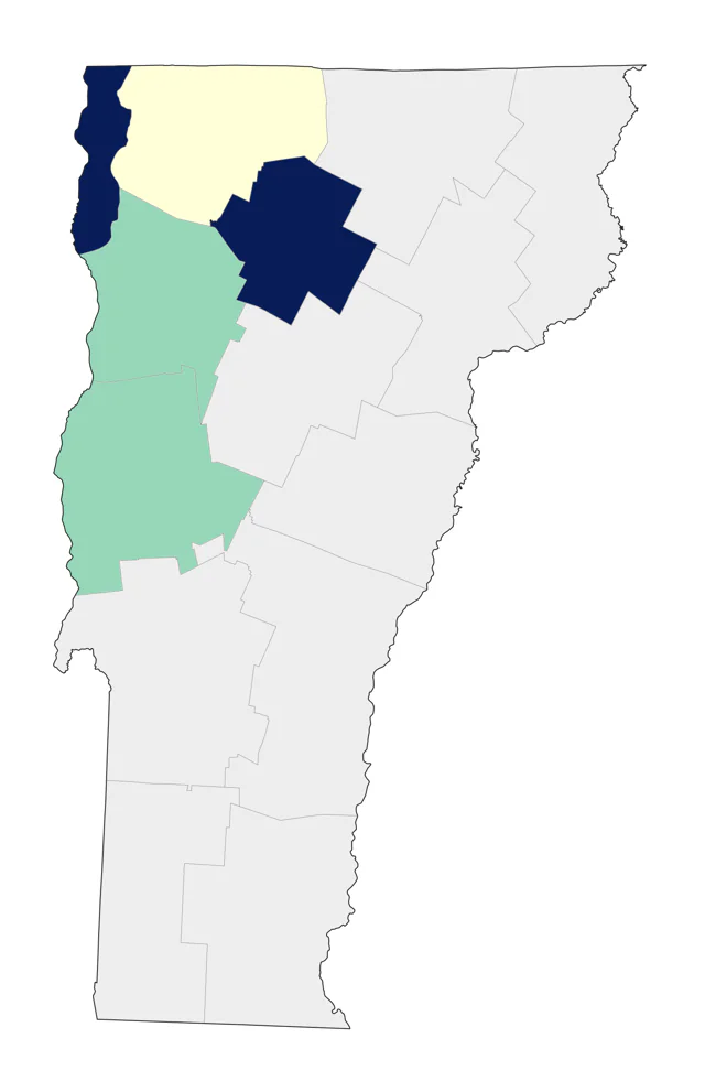 Little Gull county map