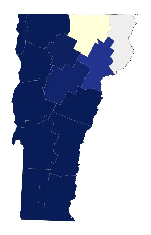 Orchard Oriole county map