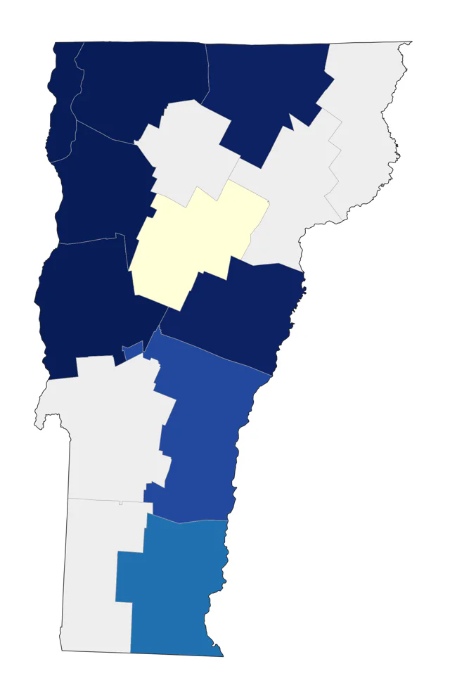 Sanderling county map