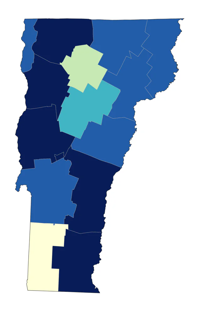 Semipalmated Sandpiper county map