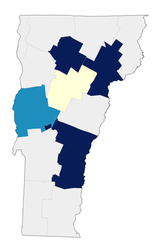 Swallow-tailed Kite county map