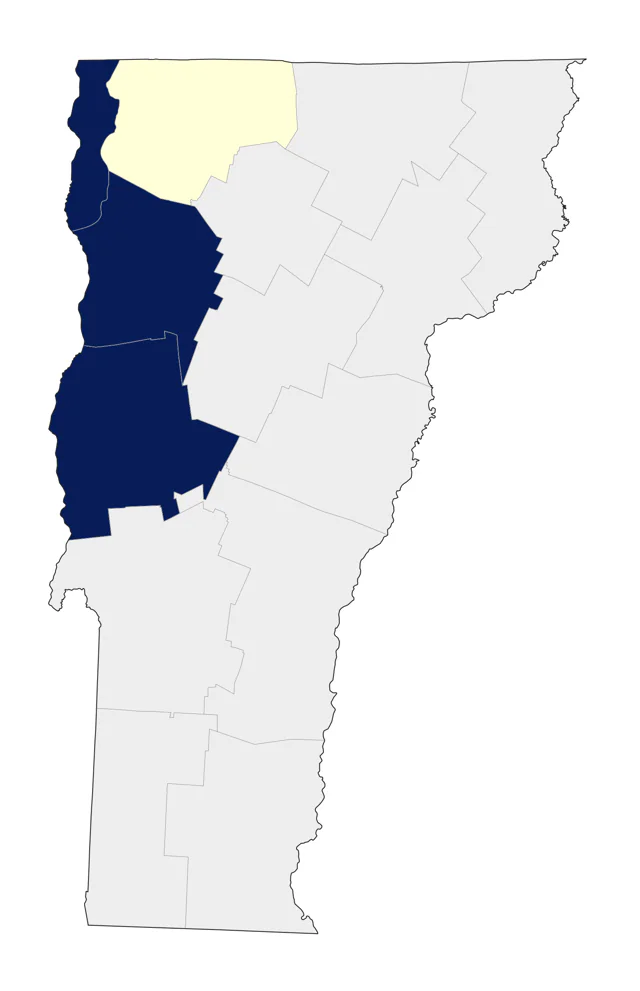 Tufted Duck county map