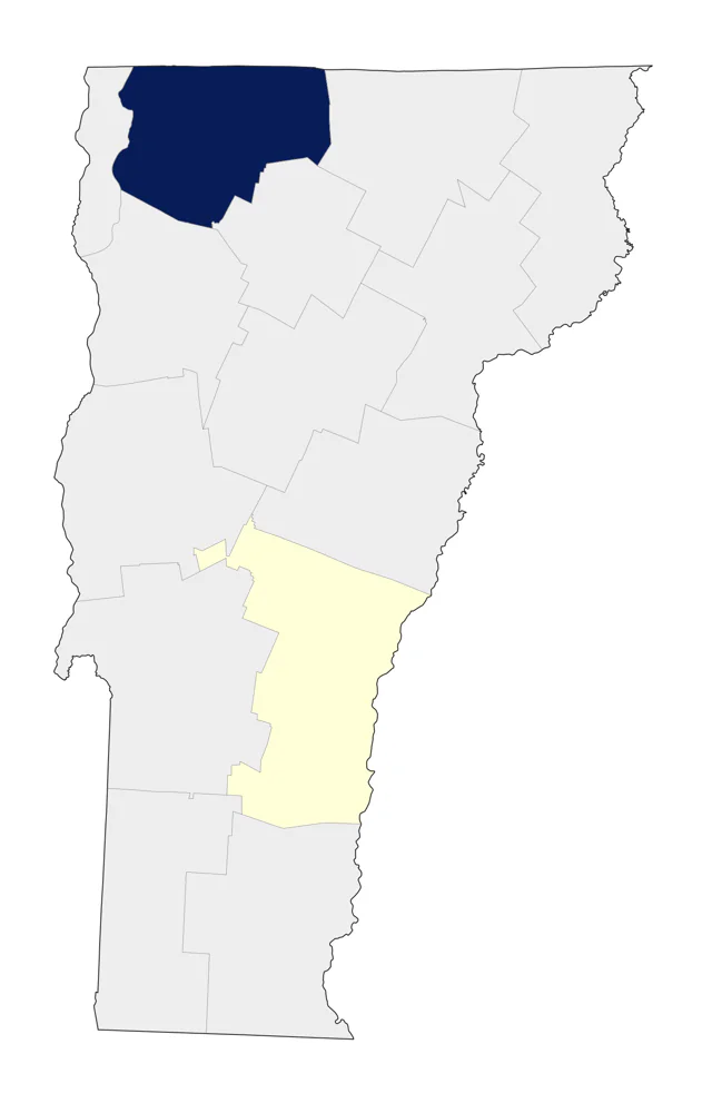 White-winged Tern county map