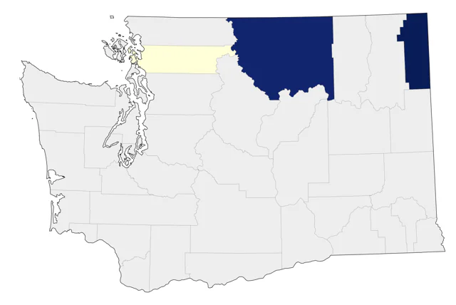 Alder Flycatcher county map