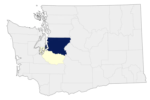 Allen's Hummingbird county map