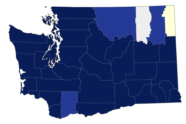 American Barn Owl county map