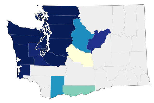 Ancient Murrelet county map
