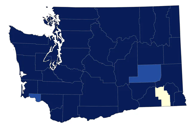 Barrow's Goldeneye county map