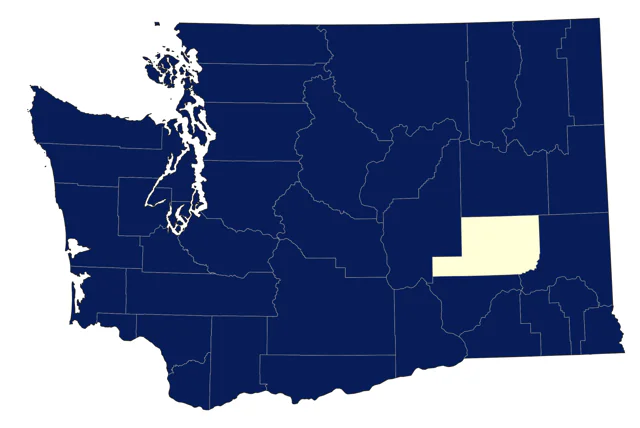 Black-capped Chickadee county map