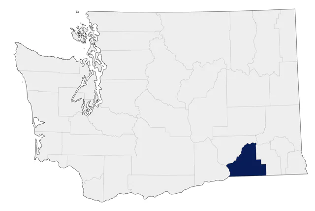 Broad-tailed Hummingbird county map