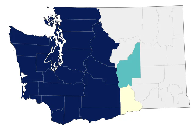 Bushtit county map