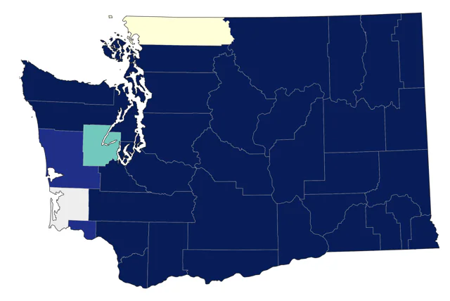 California Quail county map