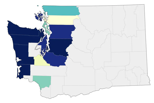 Cassin's Auklet county map
