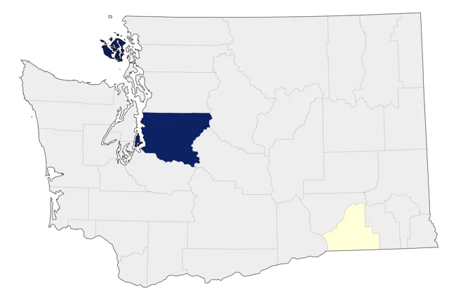 Cockatiel county map