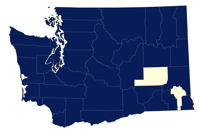 Common Loon county map
