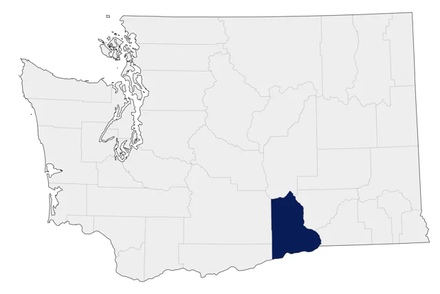 Eastern Bluebird county map