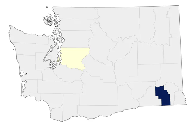 Harris's Hawk county map
